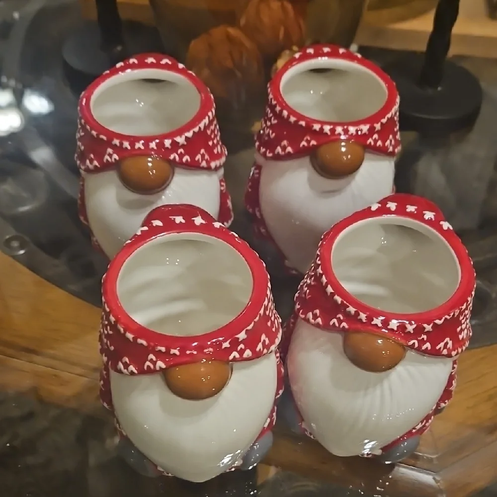 Pottery Barn Red Sweater Mugs